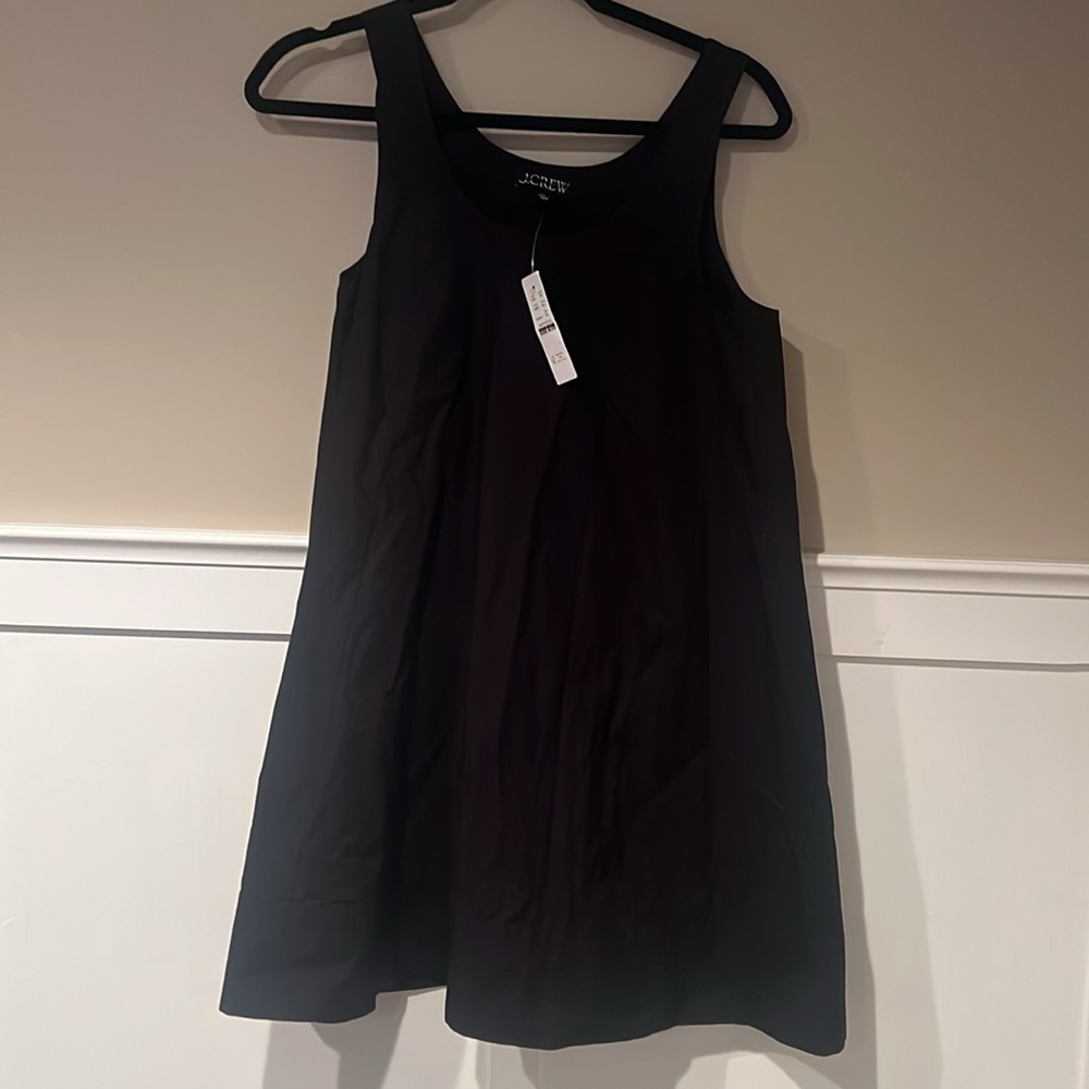 NWT J Crew Scoopneck shift dress in cotton poplin - Picture 2 of 4